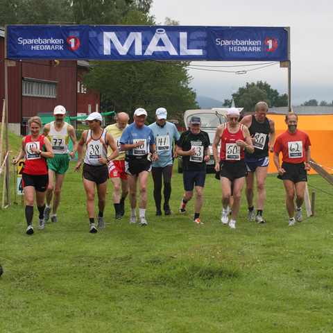 Som vanlig i Kongsvinger maraton la et eget felt avgårde en time før de øvrige.
